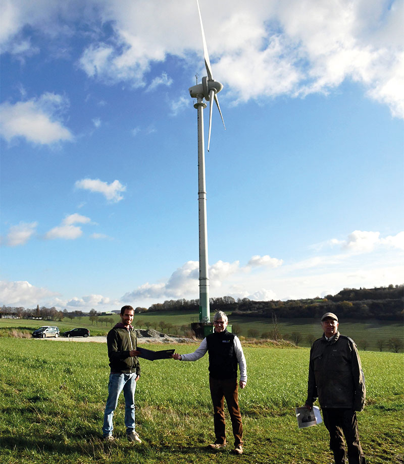 Warsteiner Windkraft Strom für WVG Kunden 